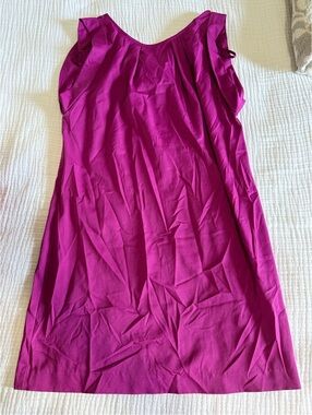New York & Company Sleeveless Dress in Deep Magenta